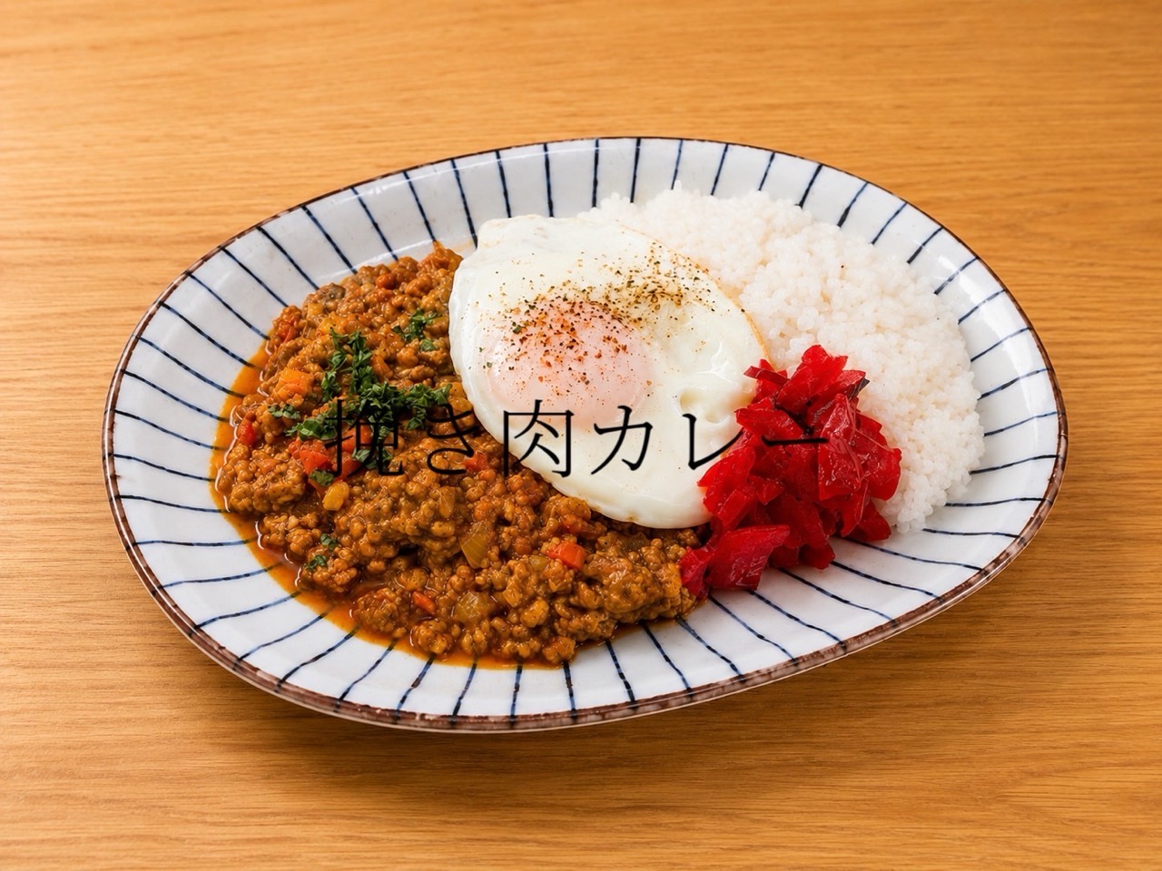 挽き肉カレー
